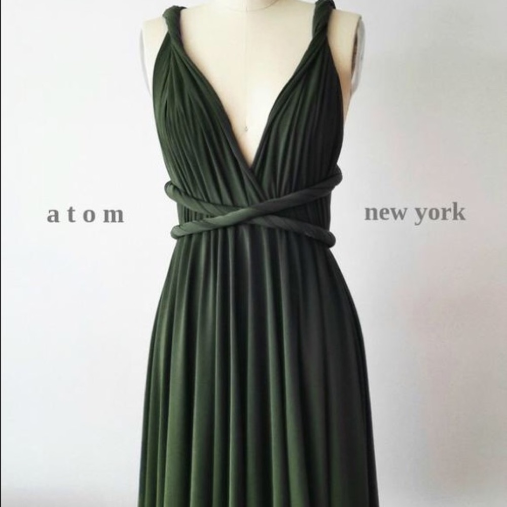 Forest Green Infinity Dress